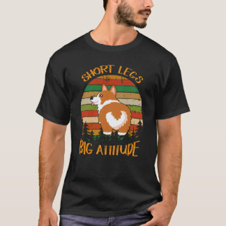7 Short Legs Big Attitude Cute Corgi T-Shirt