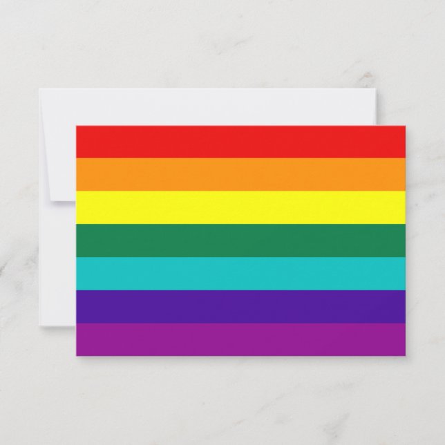 7 Stripes Rainbow Gay Pride Flag (Front)