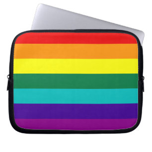 7 Stripes Rainbow Gay Pride Flag Laptop Sleeve