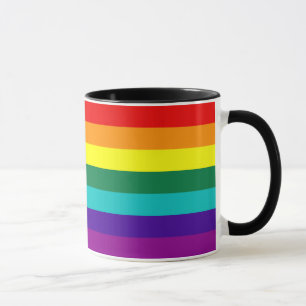 7 Stripes Rainbow Gay Pride Flag Mug