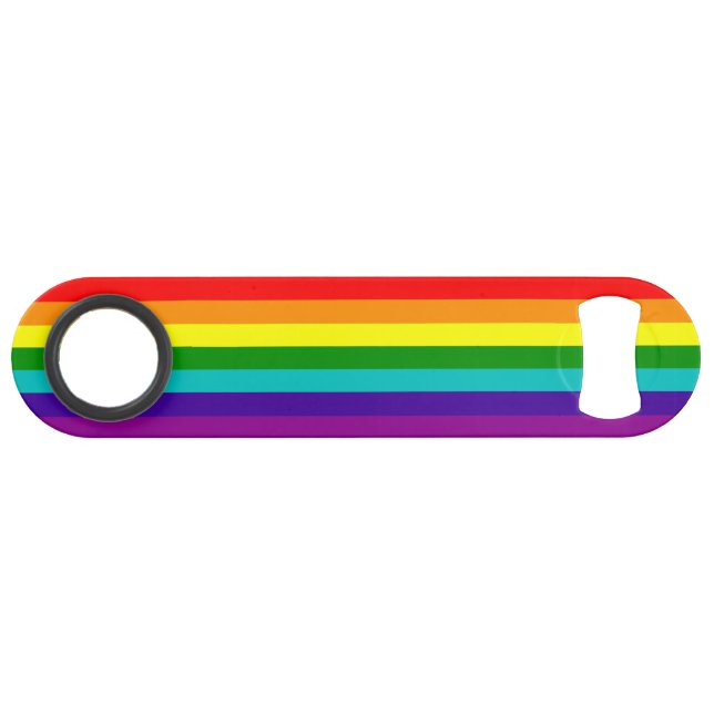 7 Stripes Rainbow Pride Flag (Front (Horizontal))