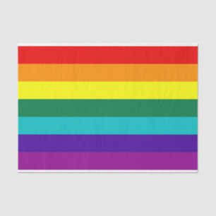 7 Stripes Rainbow Pride Flag Tissue Paper