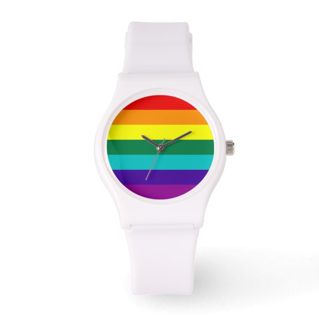 7 Stripes Rainbow Pride Watch (Front)