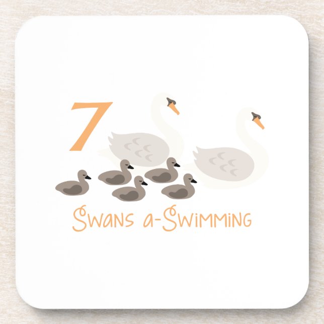 7 Swans a Swimming Coaster (Front)