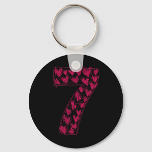 7 Teacher Trendy 6 7 Viral Sketch Heart 67 Cute Ma Key Ring