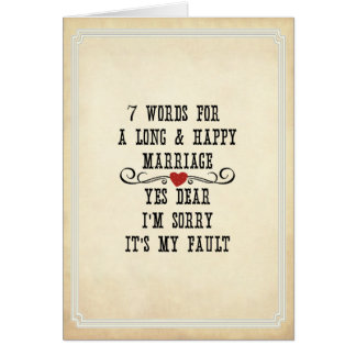 7 Words For A Long and Happy Marriage