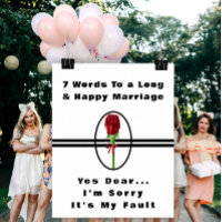 7 Words To A Long And Happy Marriage - Poster