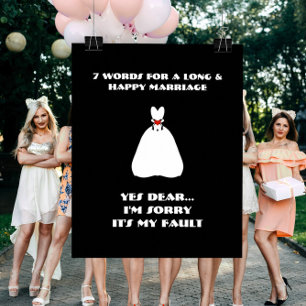 7 Words To A Long And Happy Marriage - Poster