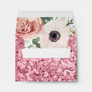 7¼Wx5¼h Envelope Rose Outisde Garden Rose Inside