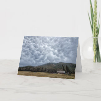 7"x5" Folded Card || Cedar Mt Mammatus