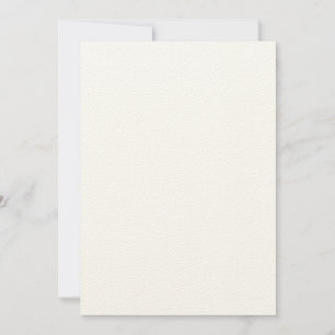 7" x 5" Felt Ecru Wedding Invitation
