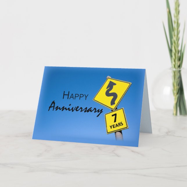7 year Employee Anniversary Card (Front)