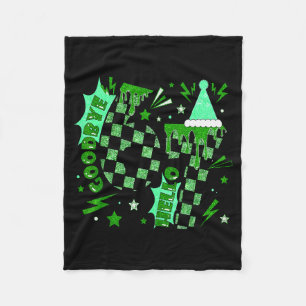 7 Year Old Birthday Goodbye 6 Hello 7 67 Meme Six Fleece Blanket