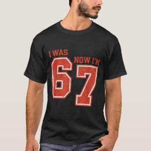 7 Year Old Birthday I Was 6 Now Im 7 Retro Six Sev T-Shirt
