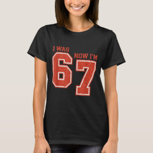 7 Year Old Birthday I Was 6 Now Im 7 Retro Six Sev T-Shirt