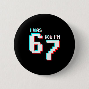 7 Year Old Birthday Kids Was 6 Now I’m 7 Gamer 67 Cm Round Badge