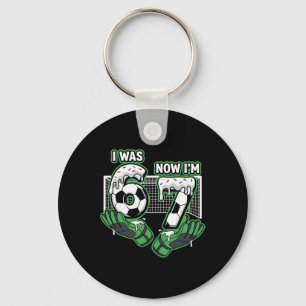 7 Year Old Birthday Soccer I Was 6 Now I'm 7 Key Ring