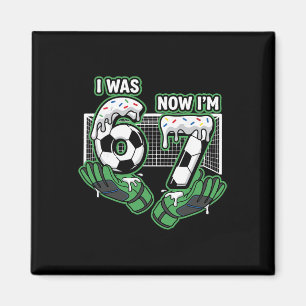 7 Year Old Birthday Soccer I Was 6 Now I'm 7 Magnet