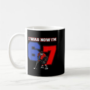 7 Year Old Birthday Was 6 7 Hockey Sport Lover Boy Coffee Mug