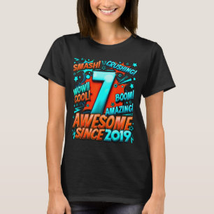 7 Year Old For Boys 7th Birthday Boy 7 Year Old Bo T-Shirt