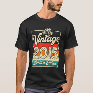 7 Year Old Gifts Vintage 2015 Limited Edition 7Th T-Shirt