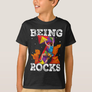 7 Year Old Rock Climbing 7th Birthday Adventures C T-Shirt