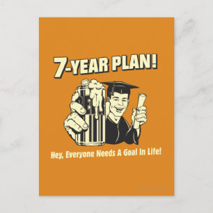7 Year Plan: Everyone Needs a Goal Postcard