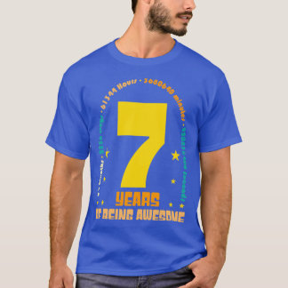 7 Years Great Birthday Gift T-Shirt