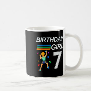 7 Years Old Birthday Bouldering Rock Climbing For  Coffee Mug