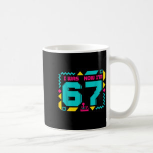 7 Years Old Birthday I Was 6 Now I'm 7 Funny Kids Coffee Mug