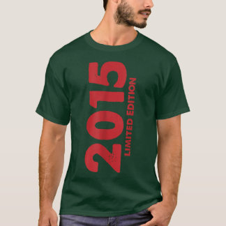 7 Years Old Birthday Vintage Born In 2015 Limited T-Shirt