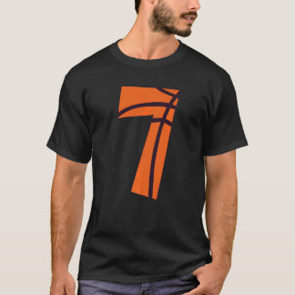 7 Yrs Old Boy Girl Basketball 7th Bday Kids T-Shirt