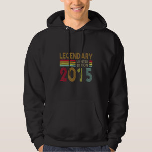 7 Yrs Old Retro Legendary 2015 Editon 7th Birthda Hoodie