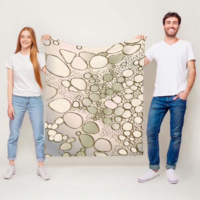 7Abstract digital work 5 Fleece Blanket (In Situ)