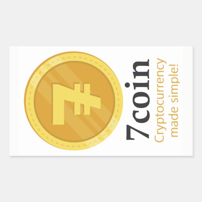 7coin Stickers (rectangular) (Front)