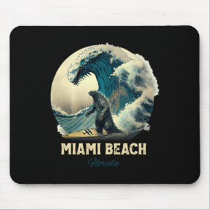 7miami Beach Florida Surfing Surfboard Mouse Mat