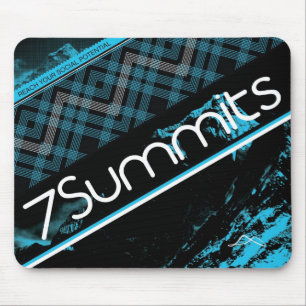 7Summits Blue Plaid Mouse Mat