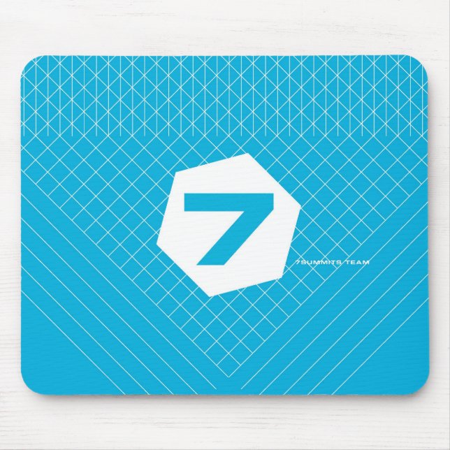 7Summits Cyan Mouse Mat (Front)