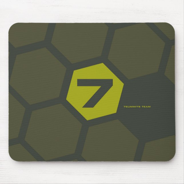 7Summits Hive Olive Mouse Mat (Front)