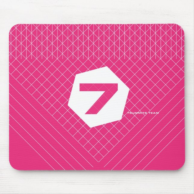 7Summits Magenta Mouse Mat (Front)