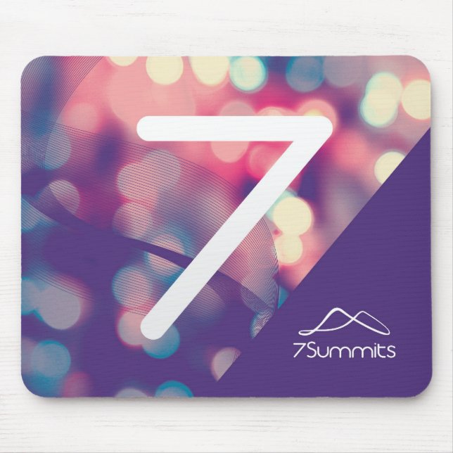 7Summits Purple Mouse Mat (Front)