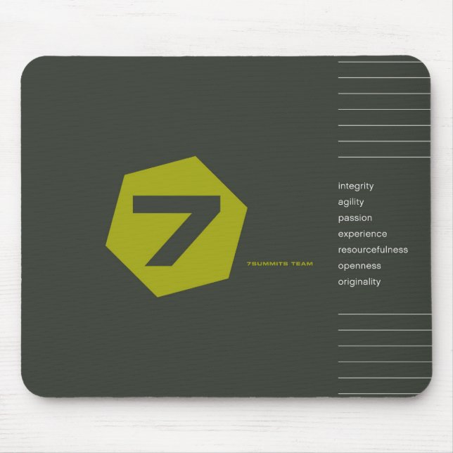 7Summits Values Mouse Mat (Front)