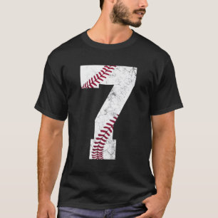 7Th 2016 Baseball Seven 7 Seventh T-Shirt
