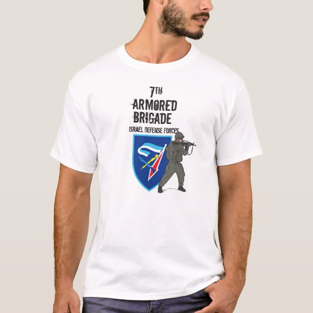 7th Armoured Brigade, Israel Defence Forces T-Shirt (Front)