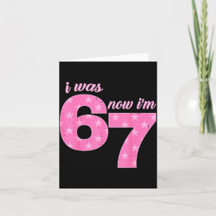 7th Birthday 7 Years Old Boys Kid I Was 6 Now I'm  Card