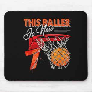 7th Birthday Basball T Shirts Funny 7 Years Old Mouse Mat