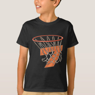 7th Birthday Basketball 7 Year Old Kid for Birthda T-Shirt