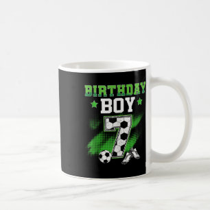 7th Birthday Boy Soccer 7 Year Old Sport 7yr Boys Coffee Mug