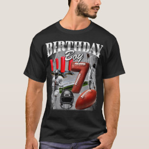 7Th Birthday Boy Youth 7 Year Old Retro 90S Style T-Shirt