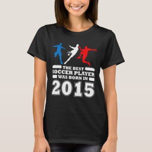 7th birthday football 7 years old soccer player bo T-Shirt